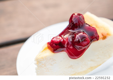 Slice of New York Cheesecake 22591232