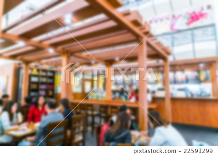 Abstract blur restaurant background Abstract blur restaurant background 22591299