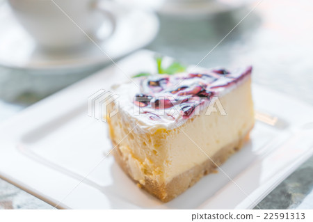 Slice of New York Cheesecake Slice of New York Cheesecake 22591313