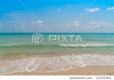 Blue sea and sky Blue sea and sky 22591862