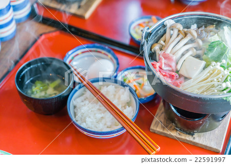 Japanese Hot Sukiyaki 22591997