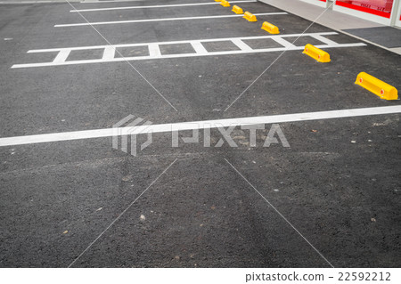 Empty car parking Empty car parking 22592212