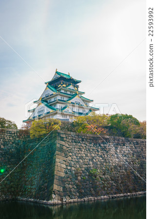 Osaka castle in Osaka Japan 22593992