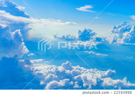 Blue sky with clouds Blue sky with clouds 22593998
