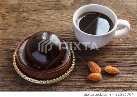 Coffee and chocolate cake Coffee and chocolate cake 22595704