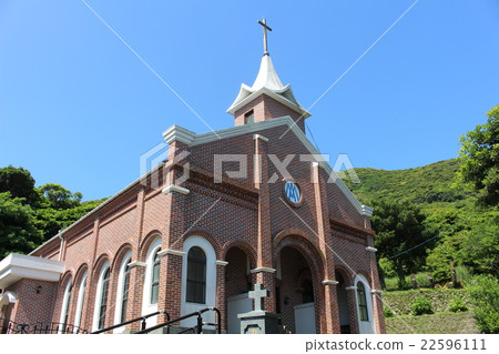 Inoze-ura教會在Aozora Lourdes Goto Islands Fukue Island 22596111