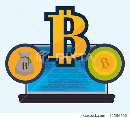 Bitcoin design - Stock Illustration [22596890] - PIXTA