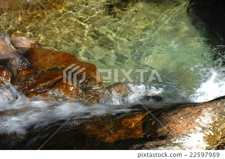 Emerald green water clean stream Emerald green water clean stream 22597989