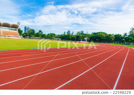 Sport athletics running track 22598229