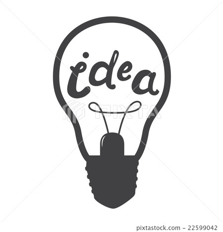 Light lamp sign icon. Idea symbol. Light lamp sign icon. Idea symbol. 22599042
