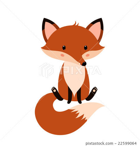 Cute fox cartoon Cute fox cartoon 22599064