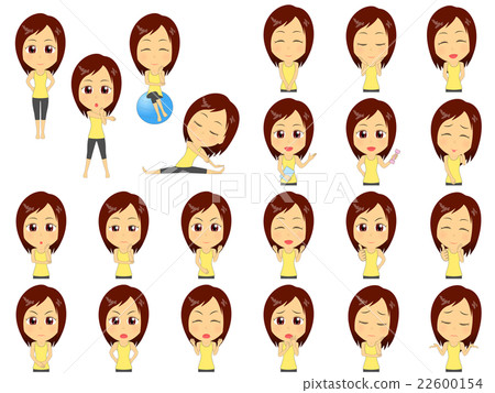 Fitness female set (Medium straight) Fitness female set (Medium straight) 22600154