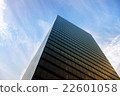 Skyscrapers against blue sky 22601058