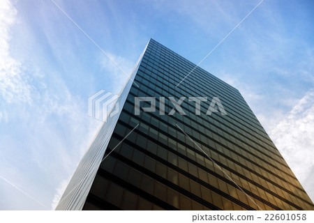 Skyscrapers against blue sky 22601058