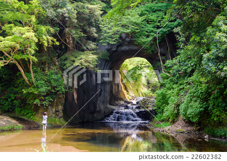 Danshi Waterfall (Noumizo no Taki) Fresh green 22602382