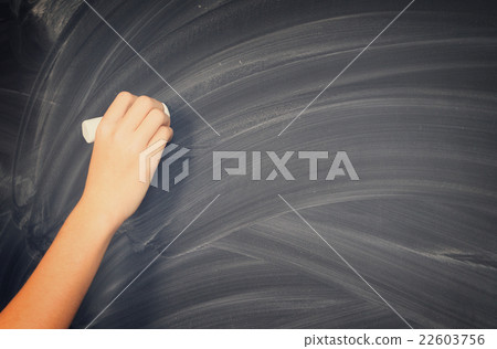 Hand writting on black board Hand writting on black board 22603756