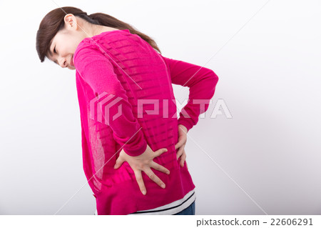 A woman with low back pain A woman with low back pain 22606291