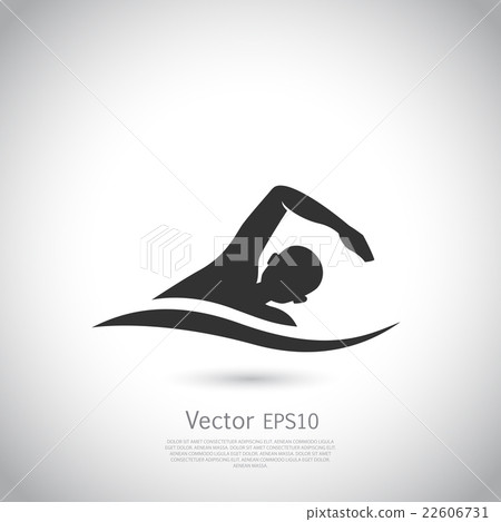 Swimming vector represents active people sport Swimming vector represents active people sport 22606731