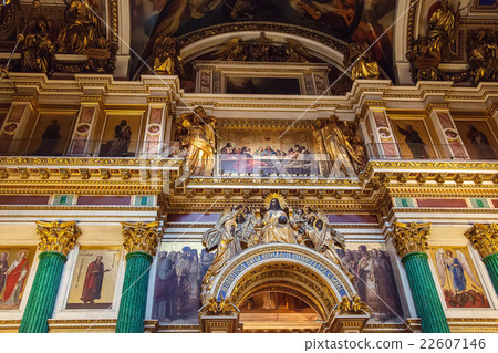 Interior of St. Isaac's Orthodox Cathedral  22607146