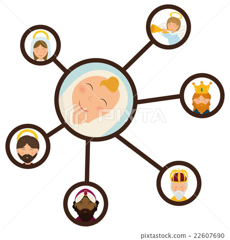 Christmas season cartoon graphic design 22607690