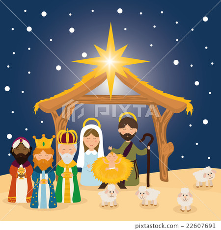 Christmas season cartoon graphic design 22607691