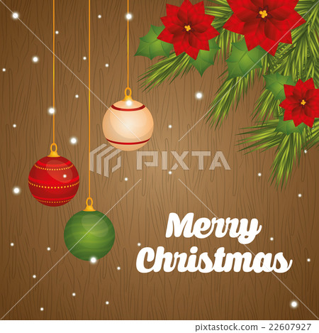 Merry christmas colorful card graphic Merry christmas colorful card graphic 22607927