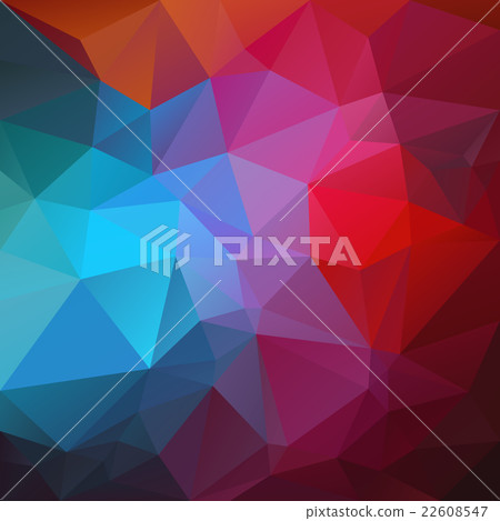 vector polygon background vibrant red blue colors vector polygon background vibrant red blue colors 22608547