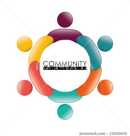 Community people graphic 22608658