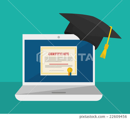 Graduation icon design 22609456