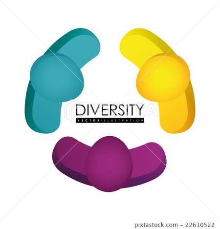 Diversity icon design-插圖素材 [22610522] - PIXTA圖庫