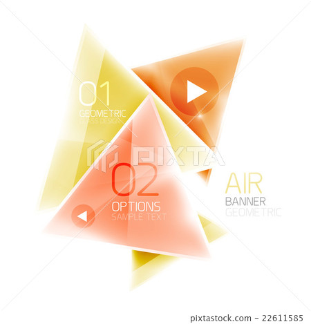 Air triangle abstract background 22611585