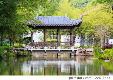 Pavilion and Bridge 22611653