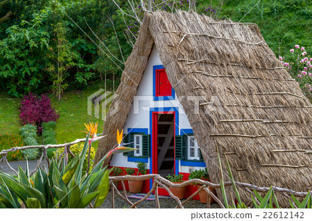 Colorful historical colonist's house at Madeira Colorful historical colonist's house at Madeira 22612142