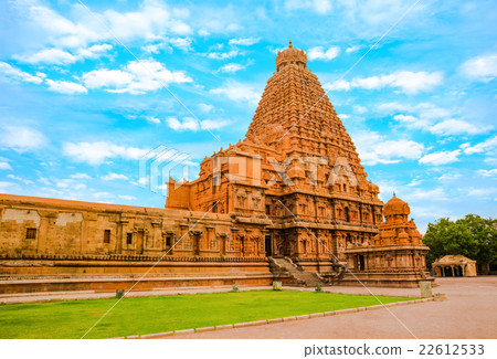tower Hindu Brihadishvara Temple, India, Tamil Nad tower Hindu Brihadishvara Temple, India, Tamil Nad 22612533