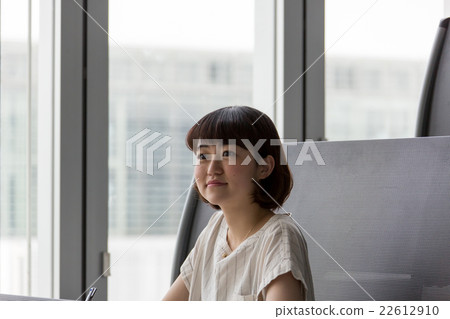 female college student, studying, College Student 22612910