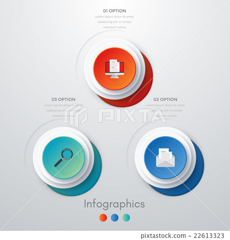 infographics three options infographics three options 22613323