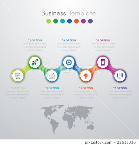 infographics timeline seven options infographics timeline seven options 22613330