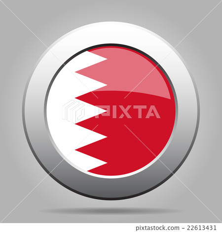 metal button with flag of Bahrain metal button with flag of Bahrain 22613431