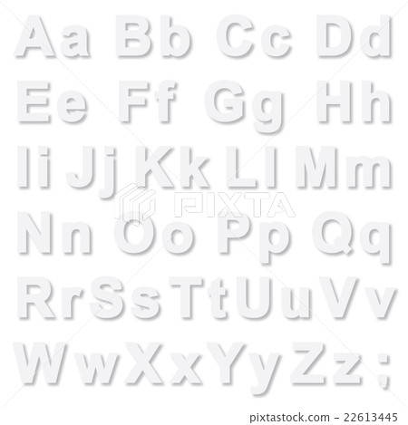 Alphabet pseudo 3d letters Alphabet pseudo 3d letters 22613445