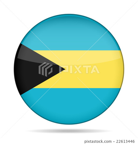 button with flag of Bahamas button with flag of Bahamas 22613446