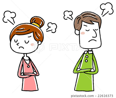Illustration material: Couple couples broke up 22616373