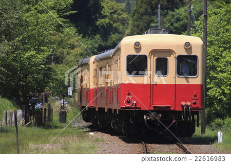 Kominato railway station Kija Nakano station departure Kiha 200 22616983