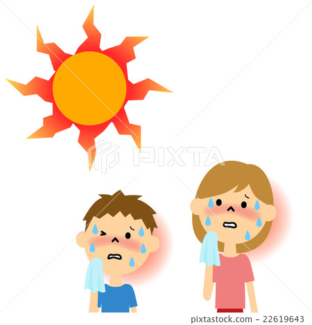 一個可能成為中暑的孩子 一個可能成為中暑的孩子 22619643