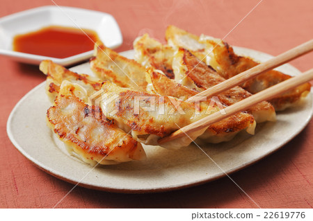 Pan-fried gyoza 22619776