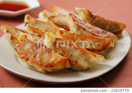 Pan-fried gyoza 22619779