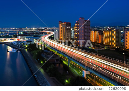 Night view from Izumiotsu PA 22620098