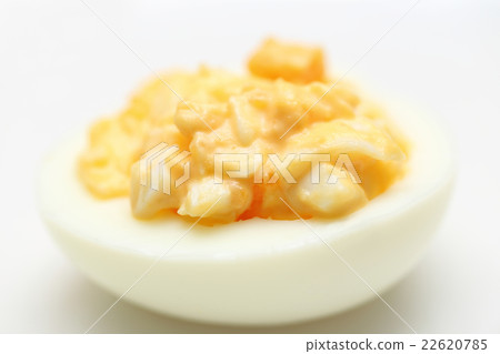 煮雞蛋的蛋黃醬 煮雞蛋的蛋黃醬 22620785