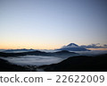 Fuji floating in clouds 22622009