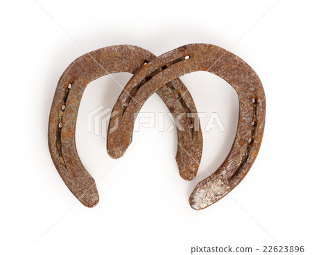 Old rusty horseshoes Old rusty horseshoes 22623896