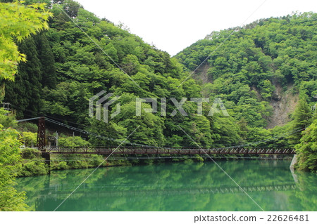 Scenery of Oi River and line 22626481